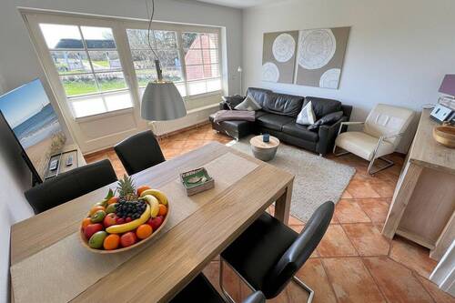 Wohnzimmer - 2 Zimmer Terrassenwohnung in Nieblum