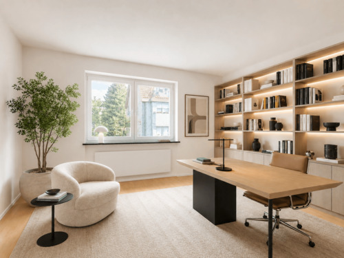 Bibliothek_Arbeitszimmer - Einrichtungsbeispiel - 