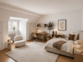 Zimmer Dachgeschoss - Einrichtungsbeispiel - 