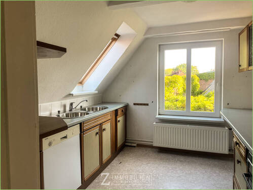 Küche im Dachgeschoss - 
