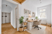 halbes Zimmer visualisiert - 