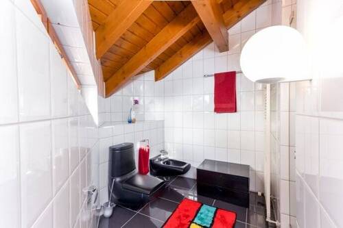 Bad, WC mit Bidet - 