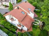 Blick zum Haus und in die begrünte Umgebung - 7 Zimmer Mehrfamilienhaus, Wohnhaus zum Kaufen in Bous