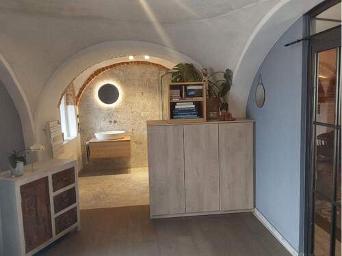 Zimmer mit -en Suite Bad - 