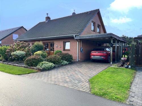 Vordere Ansciht - Einfamilienhaus mit 128,00 m² in Wielen zum Kaufen