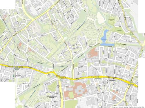 Geolyzer Kartenausschnitt - Etagenwohnung mit 58,00 m&sup2; in Essen zum Kaufen