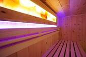Salzkristall-Wand Sauna - 