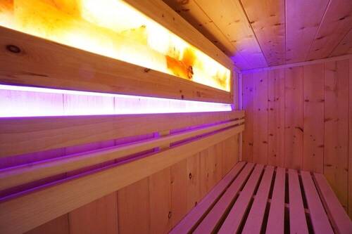 Salzkristall-Wand Sauna - 