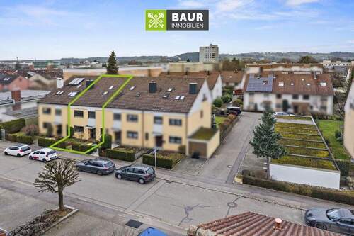 Luftaufnahme - 6 Zimmer Reihenmittelhaus zum Kaufen in Weingarten