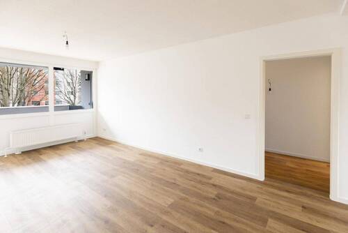 Wohnzimmer - Terrassenwohnung mit 85,00 m&sup2; in Nürnberg zur Miete