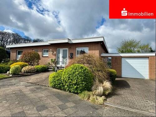 Ansicht von vorn-1 - Bungalow in toller Lage mit Vollkeller und Garage - ruhiges Wohnen