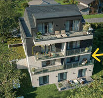 Massivholz-Neubau: 2 Zimmer mit Balkon, KfW40, gesundes Wohnklima, Weitblick - Erlangen / Bruck