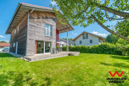 Nord-Westansicht - 5 Zimmer Einfamilienhaus in Moosach