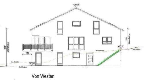 EG unten m. Terrasse; EG oben m. Balkon u.Terrasse - 