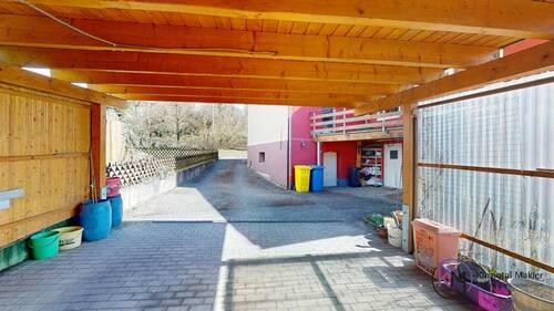 Carport-Einfahrt - 