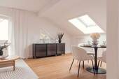 Wohnzimmer - Zentrale und moderne 3 Zimmer-Dachgeschoß Wohnung in Dachau
