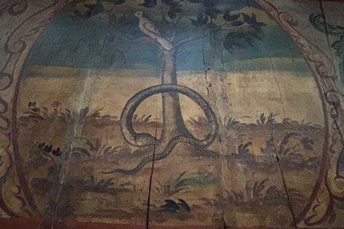 Detail Deckenmalerei - 