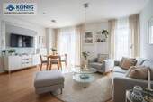 Wohnzimmer_Staging - 2 Zimmer Etagenwohnung zum Kaufen in Mainz