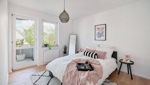Schlafzimmer - Etagenwohnung mit 60,00 m&sup2; in Filderstadt zum Kaufen