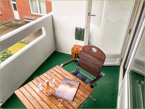 Balkon - Etagenwohnung mit 24,00 m² in St. Peter-Ording zum Kaufen