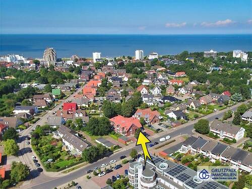 so nah zum Sandstrand - DUHNEN: Urlaubswohnung mit Balkon, Bad mit Fenster, kurze Fußwege zum Sandstrand und ins Dorfzentrum