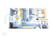 3D-Ansicht möbliert - 