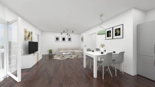 Wohnzimmer - 3 Zimmer Etagenwohnung in Achim