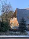 Blick aufs Haus im Winter - 