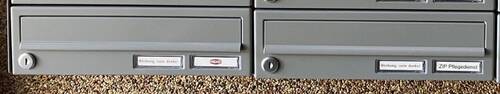 neue Briefkastenanlage - 