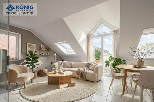 Wohnen - Essen - 3 Zimmer Etagenwohnung zum Kaufen in Budenheim