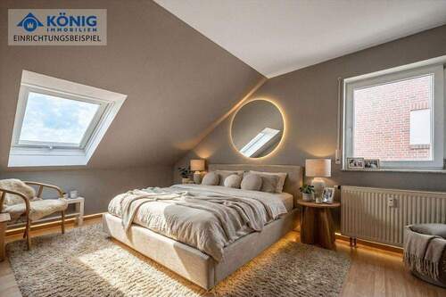 Schlafen - Etagenwohnung mit 75,00 m&sup2; in Budenheim zum Kaufen