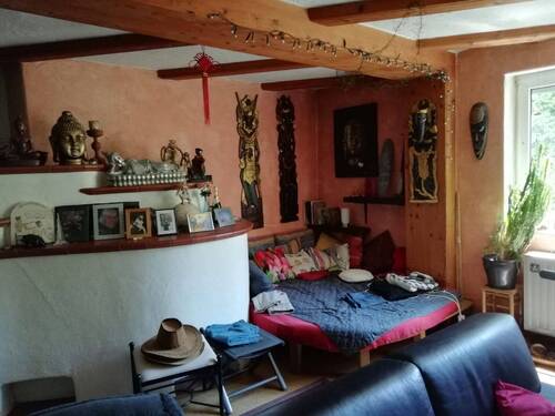 EG Wohnzimmer mit Ofen - 