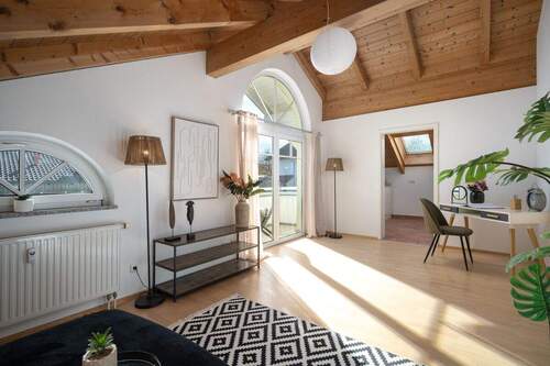 Schlafzimmer mit Dachgeborgenheit - 