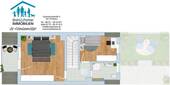 Dachgeschoss mit Balkon - 