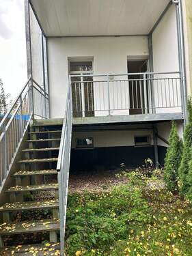 Balkon mit Gartenzugang - 