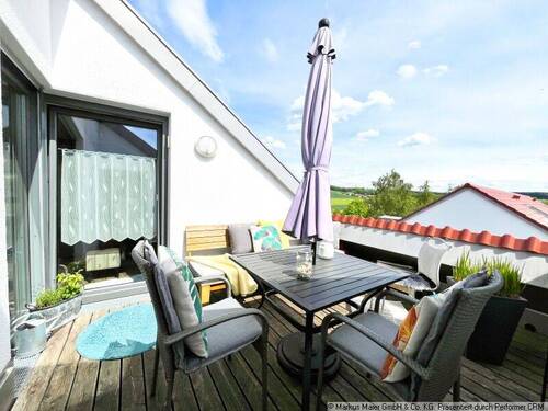 Dachterrasse (2) - Penthaus-Wohnung, Dachterrasse, Aufzug direkt in die Wohnung
