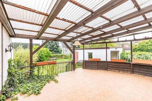 Terrasse - Doppelhaushälfte mit 63,00 m² in Berlin zum Kaufen