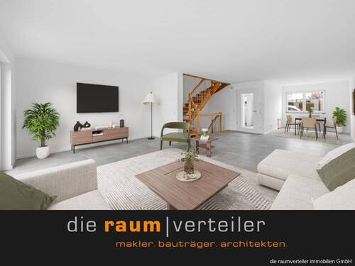 Muster Wohn- und Essbereich - Musterhaus: Ankommen & wohlfühlen 