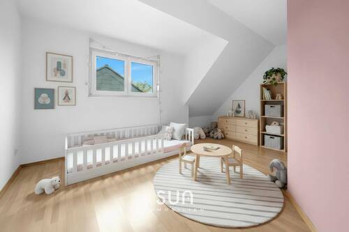 GERÄUMIGES KINDERZIMMER (visualisiert) - 