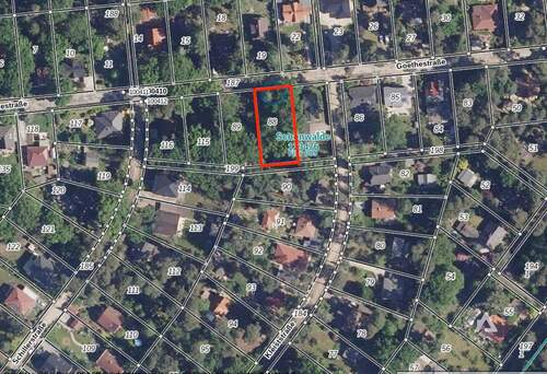 GS13 Grundstück Lageplan - unbebautes Grundstück in der Nähe von Berlin zum selber bebauen oder Planung übernehmen