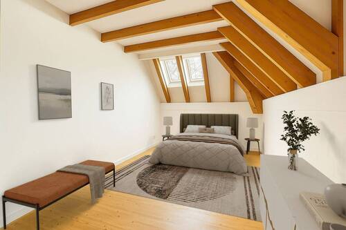 Schlafzimmer (Visualisierung) - Einfamilienhaus mit 223,00 m² in Berlin zum Kaufen