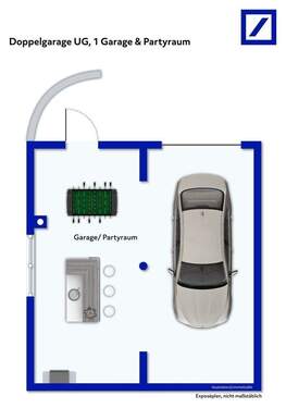 Doppelgarage UG - Garage & Partyraum - 