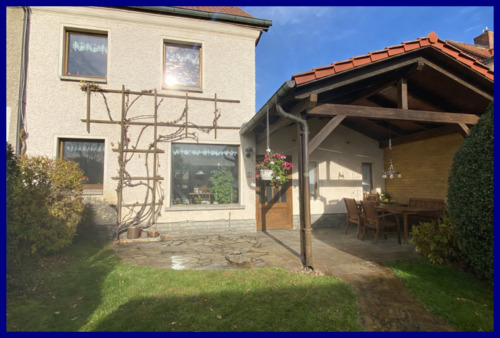 Ansicht vom Garten aus - Doppelhaushälfte in ruhiger zentraler Lage