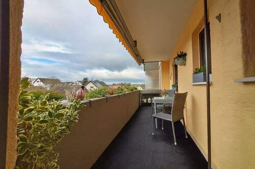 beschatteter Südbalkon - 