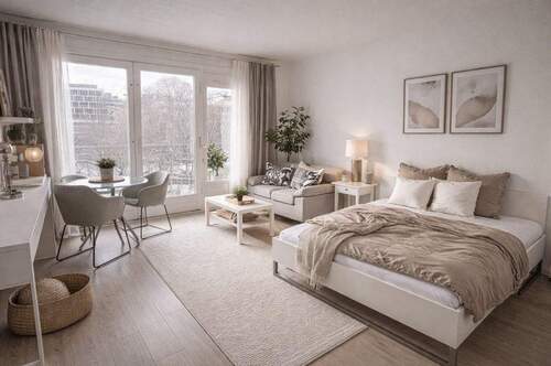 Apartment mit Balkon - Ihr Rückzugsort in der City: Möbliertes Apartment mit Balkon in Tiergarten