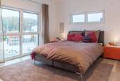 Helles Schlafzimmer mit Ausblick - 