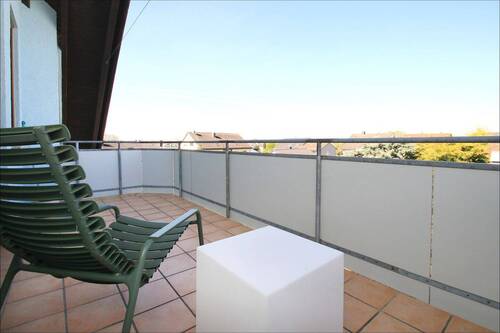 Aussicht - Charmante, helle 3,5-Zimmer-Dachgeschoss-Wohnung mit gemütlichem Abendsonnen-Balkon!