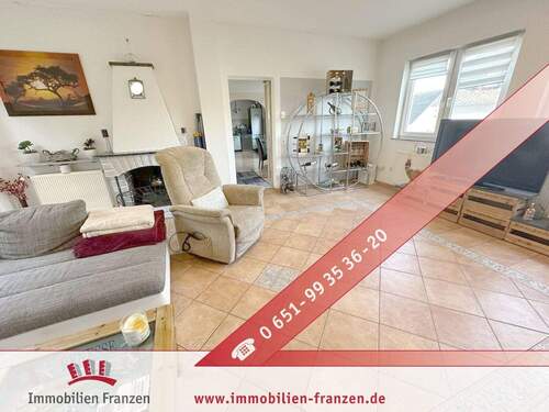 Wohnzimmer - Trier-Euren: schönes Einfamilienhaus mit Terrasse, Garten und zusätzlichem Waldgrundstück!