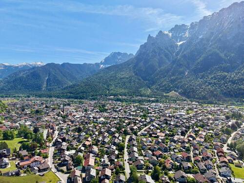 Ausblick über Mittenwald - 