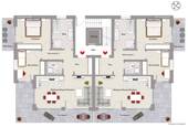 Grundriss Erdgeschoss gesamt - 